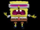 Bob Esponja con traje de la canción Goofy Goober Rock de la película